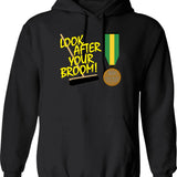 Lonk Hoodie - Retro Graphic Pullover Hoodie for Men & Women - Black
