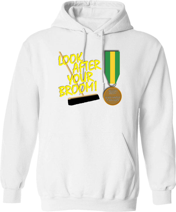 Lonk Hoodie - Retro Graphic Pullover Hoodie for Men & Women - White
