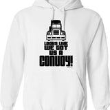 Looking Rhcp Best Logo Hoodie - Retro Graphic Pullover Hoodie for Men & Women - White