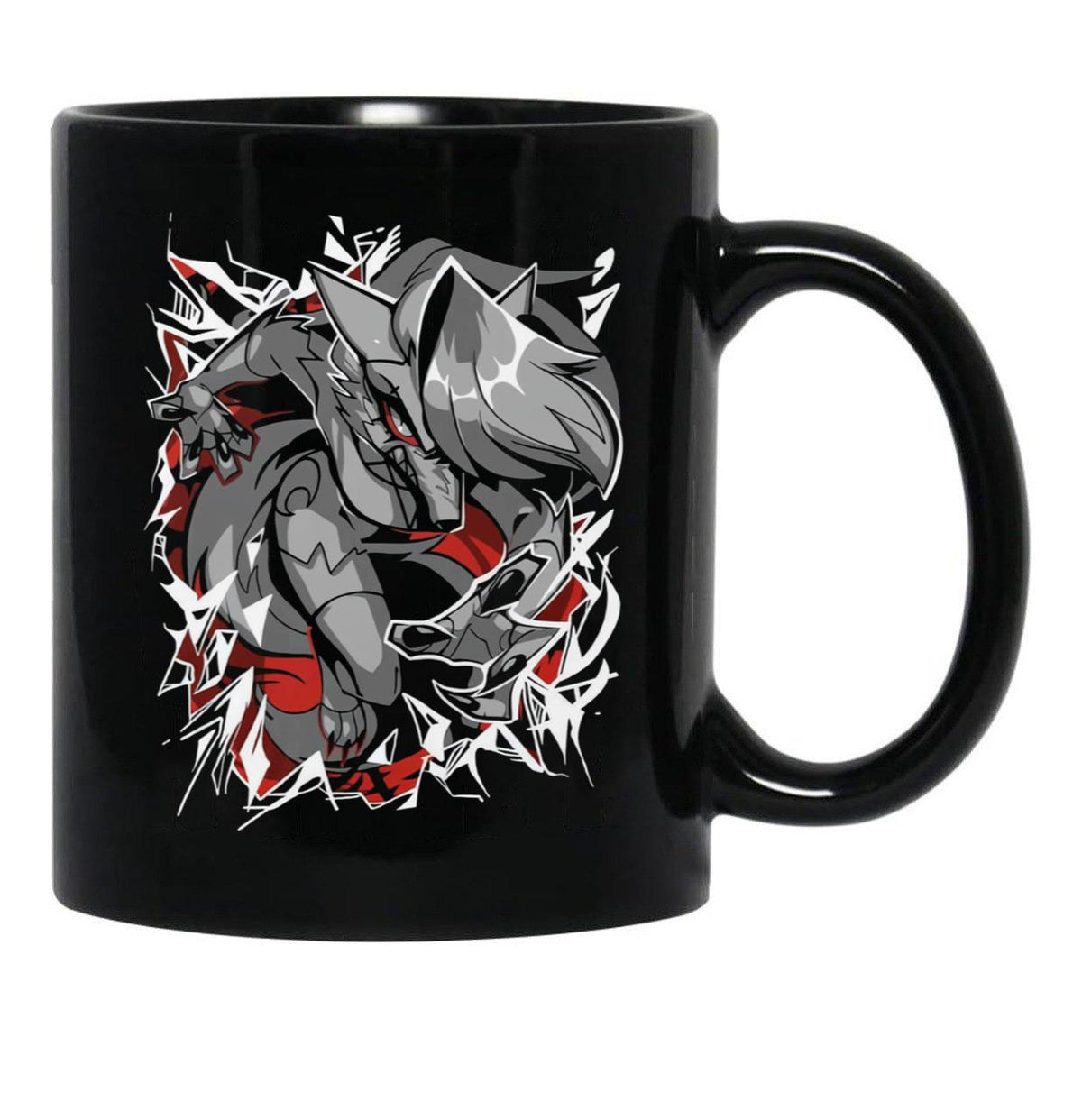 Loona Demon Design - Helluva Boss Essential Black Coffee Mug, Gift Coffee Mug - Black