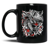 Loona Demon Design - Helluva Boss Essential Black Coffee Mug, Gift Coffee Mug