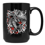 Loona Demon Design - Helluva Boss Essential Black Coffee Mug, Gift Coffee Mug