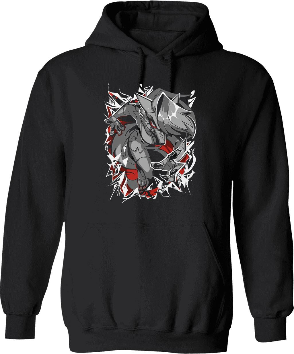 Loona Demon Design - Helluva Boss Essential Graphic Pullover Hoodie - Black
