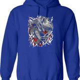 Loona Demon Design - Helluva Boss Essential Graphic Pullover Hoodie - Blue