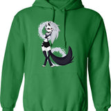 Loona from Helluva Boss Classic Graphic Pullover Hoodie - Green