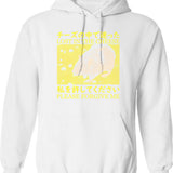 Lost In The Cheese Rat Hoodie - Retro Graphic Pullover Hoodie for Men & Women - White