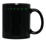 Lost Numbers 4 8 15 16 23 42 Black Coffee Mug, Gift Coffee Mug - Black