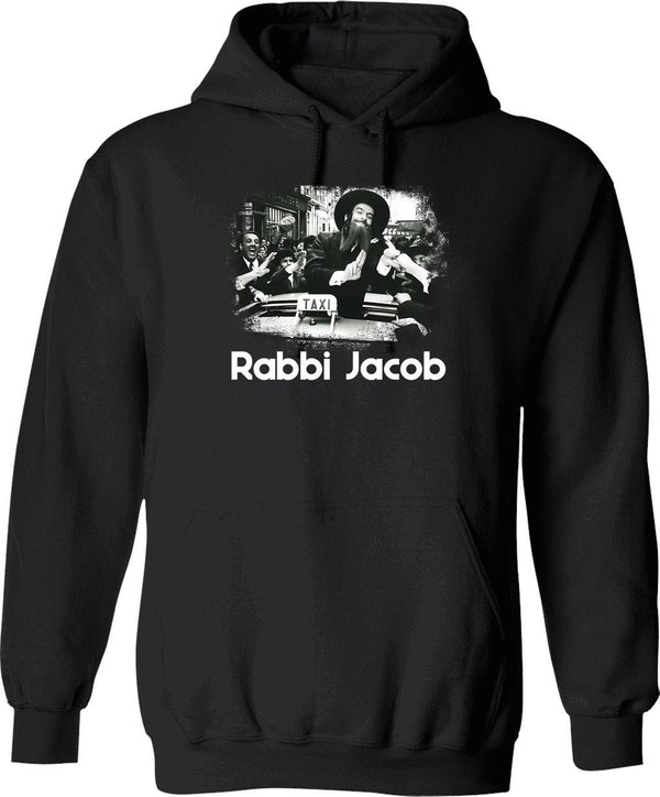 Louie's Pizzeria Hoodie - Retro Graphic Pullover Hoodie for Men & Women - Black