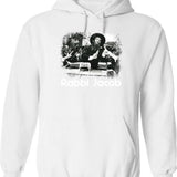 Louie's Pizzeria Hoodie - Retro Graphic Pullover Hoodie for Men & Women - White