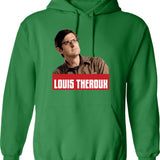 Louis Theroux Hoodie - Retro Graphic Pullover Hoodie for Men & Women - Green