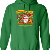 Louis Theroux (1) Hoodie - Retro Graphic Pullover Hoodie for Men & Women - Green