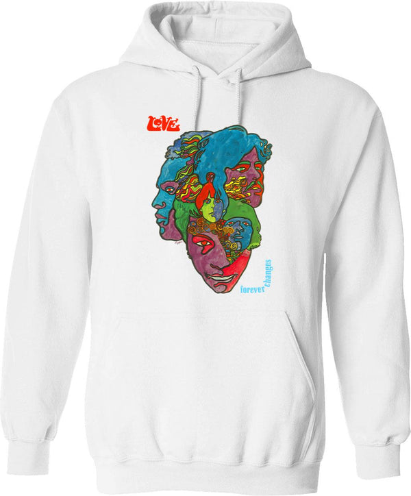 Love 3 Album Classic Hoodie - Retro Graphic Pullover Hoodie for Men & Women - White