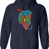 Love 3 Album Classic Hoodie - Retro Graphic Pullover Hoodie for Men & Women - Navy