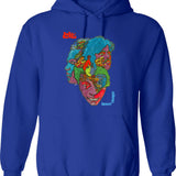 Love 3 Album Classic Hoodie - Retro Graphic Pullover Hoodie for Men & Women - Blue
