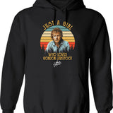 Love Funny Man His Limbs Were Failing Him Cute Vintage Female Hoodie - Black