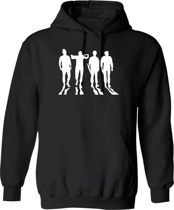 Love Funny Man The Billy Jeans Light Blue Vintage Photograp Hoodie - Black