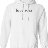 Love Red Vintage Hot Hoodie - Retro Graphic Cosy Pullover - White
