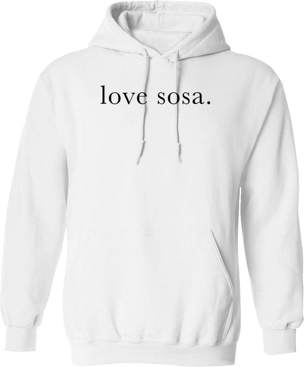 Love Red Vintage Hot Hoodie - Retro Graphic Cosy Pullover - White