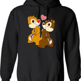 Lover Gifts Spirou Marsu Retro Wave Hoodie - Black