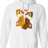 Lover Gifts Spirou Marsu Retro Wave Hoodie - White
