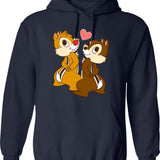 Lover Gifts Spirou Marsu Retro Wave Hoodie - Navy