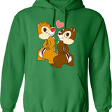 Lover Gifts Spirou Marsu Retro Wave Hoodie - Green