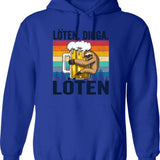 Lower Teacher Salaries Hoodie - Retro Graphic Pullover Hoodie for Men & Women - Blue