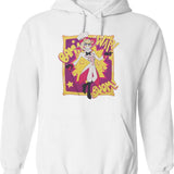 Lucifer Hazbin Hotel Classic Graphic Pullover Hoodie - White