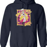 Lucifer Hazbin Hotel Classic Graphic Pullover Hoodie - Navy