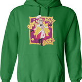 Lucifer Hazbin Hotel Classic Graphic Pullover Hoodie - Green