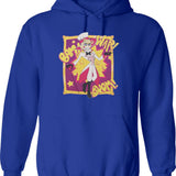 Lucifer Hazbin Hotel Classic Graphic Pullover Hoodie - Blue