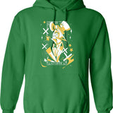 Lucifer Morningstar - Hazbin Hotel Classic Graphic Pullover Hoodie - Green