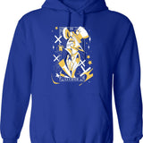 Lucifer Morningstar - Hazbin Hotel Classic Graphic Pullover Hoodie - Blue