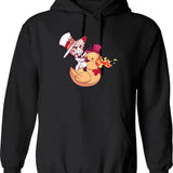 Lucifer from hazbin Hotel Classic Graphic Pullover Hoodie - Black