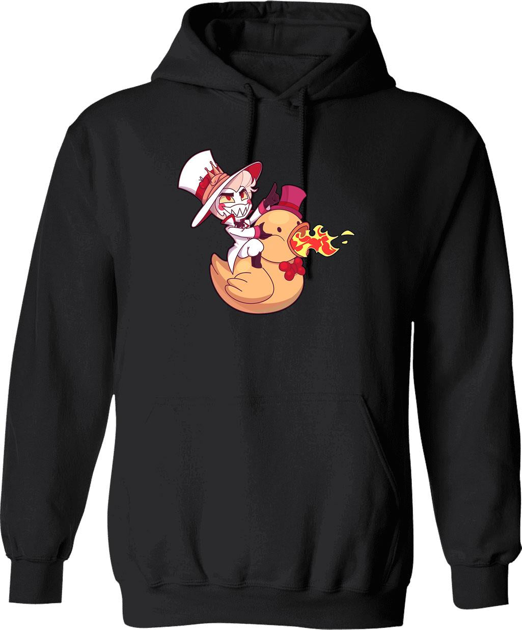 Lucifer from hazbin Hotel Classic Graphic Pullover Hoodie - Black