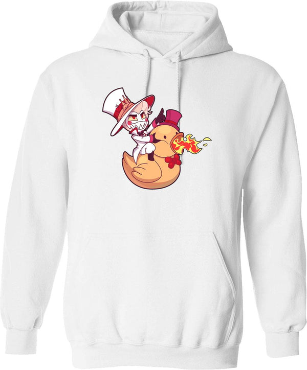 Lucifer from hazbin Hotel Classic Graphic Pullover Hoodie - White
