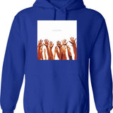 Luchador Hoodie - Retro Graphic Pullover Hoodie for Men & Women - Blue