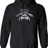 Ludo Graphic Pullover Hoodie - Black