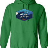 Luftwaffle Hoodie - Retro Graphic Pullover Hoodie for Men & Women - Green