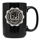 Macgyver University Black Coffee Mug, Gift Coffee Mug