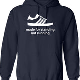 Mad Hatter Tea Party Hoodie - Retro Graphic Pullover Hoodie for Men & Women - Navy