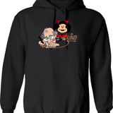 Mafalda Quino Hoodie - Retro Graphic Pullover Hoodie for Men & Women - Black