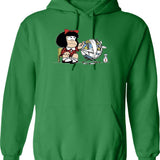 Madvillaijn Hoodie - Retro Graphic Pullover Hoodie for Men & Women - Green