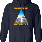 Magnum Pi Funny Vintage Sunset Hawaiian Island Design Hoodie - Navy
