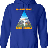 Magnum Pi Funny Vintage Sunset Hawaiian Island Design Hoodie - Blue