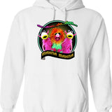 Mahna Mahna Hoodie - Retro Graphic Pullover Hoodie for Men & Women - White