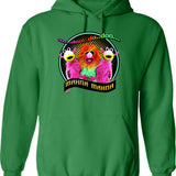 Mahna Mahna Hoodie - Retro Graphic Pullover Hoodie for Men & Women - Green