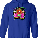 Mahna Mahna Hoodie - Retro Graphic Pullover Hoodie for Men & Women - Blue