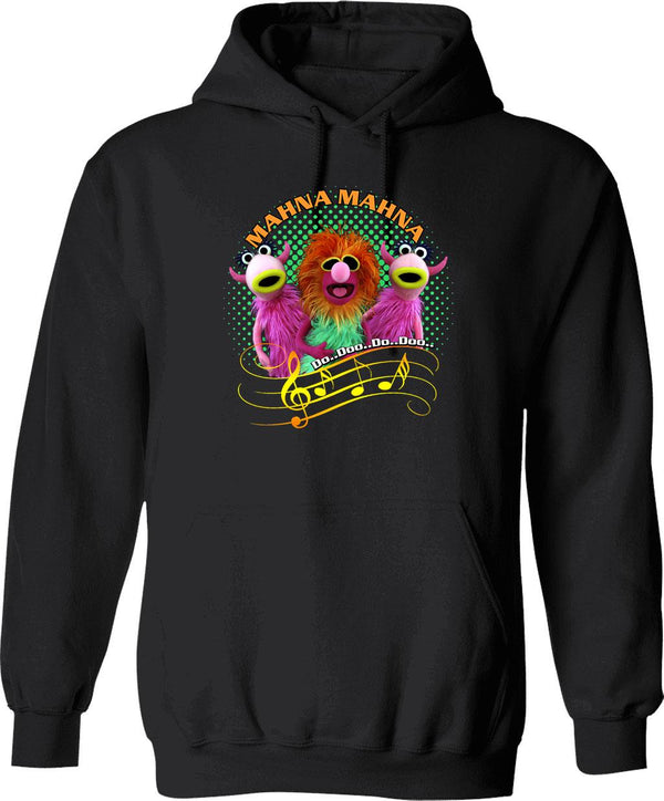 Mahna Mahna Classic Do Doo Essential Hoodie - Black