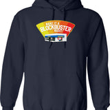Make Art Not War Hoodie - Retro Graphic Pullover Hoodie for Men & Women - Navy